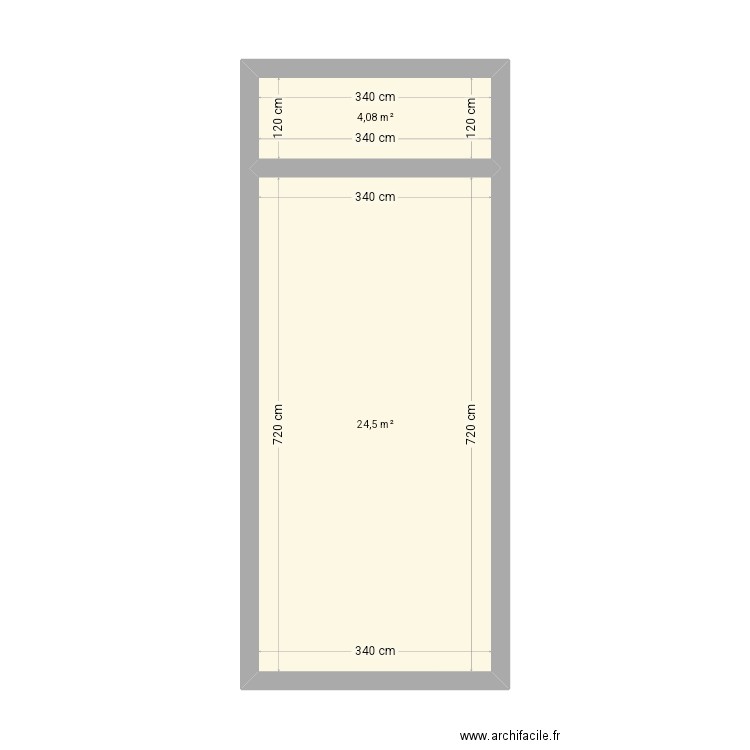 Plan chambre 2. Plan de 0 pièce et 0 m2