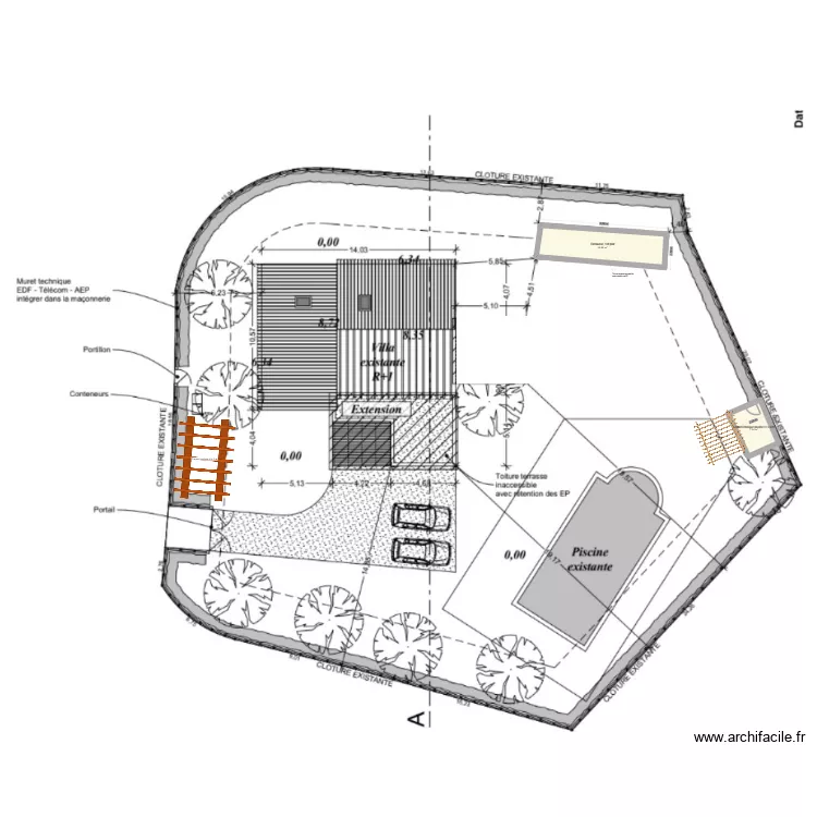 PlanDeMasse. Plan de 2 et 26 m² PlanDeMasse. Plan de 2 et 26 m²