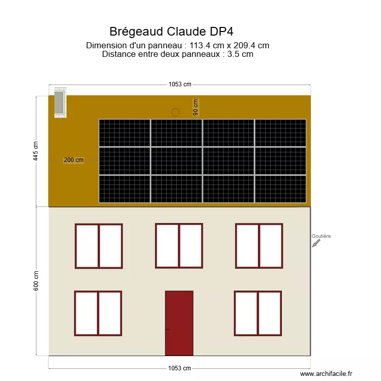 Brégeaud Claude DP4. Plan de Brégeaud Claude DP4. Plan de