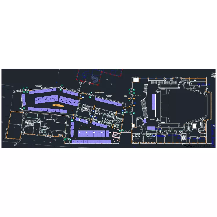 Centre de Congr&egrave;s sages femmes Nov 2025. Plan de 