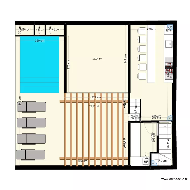 riad Kasbah 2 terrasse. Plan de 