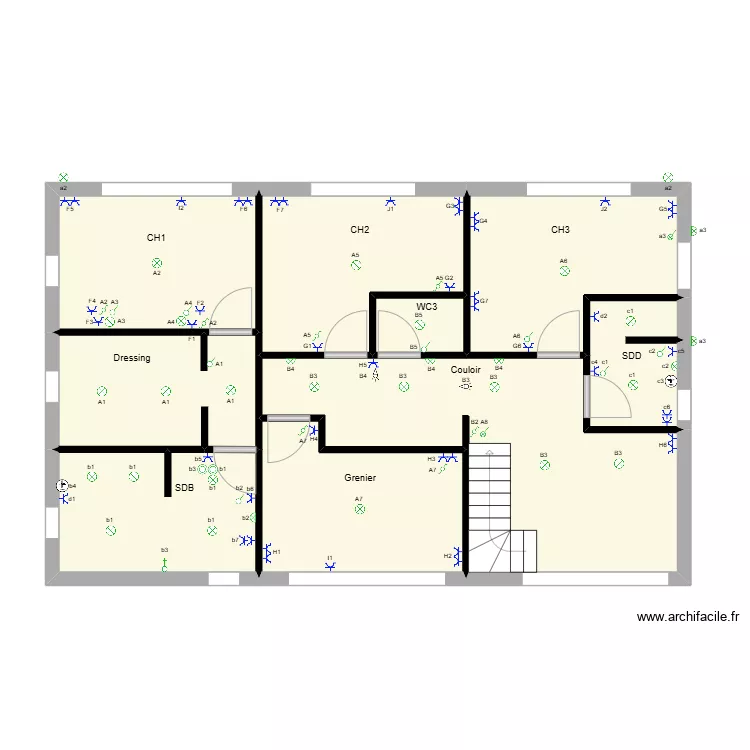 Jen et Simon +1 VF. Plan de 