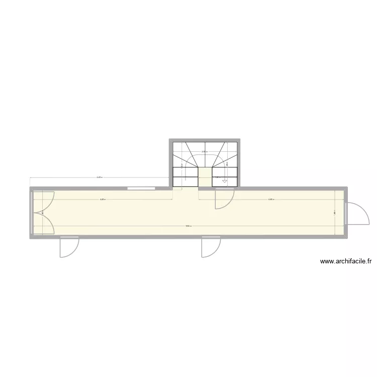 RDC - 83 Pajol. Plan de 3 et 38 m² RDC - 83 Pajol. Plan de 3 et 38 m²