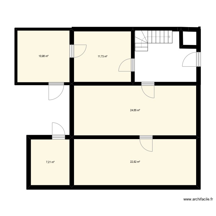 Plan d\'installation &eacute;l&eacute;ctrique habitation - rez-de-chauss&eacute;e. Plan de 0 pièce et 0 m2