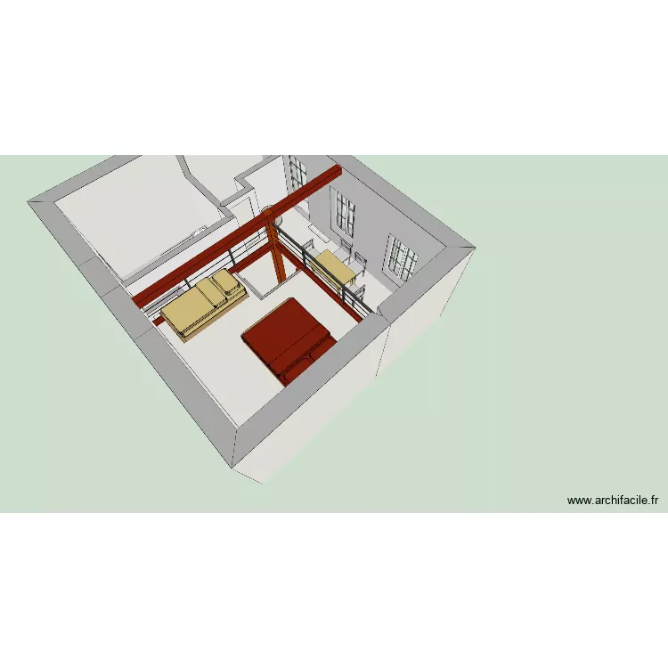 Atelier Oleron v4. Plan de 6 et 60 m² Atelier Oleron v4. Plan de 6 et 60 m²
