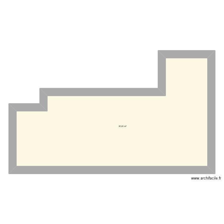 Maison2. Plan de 1 pièce et 92 m2