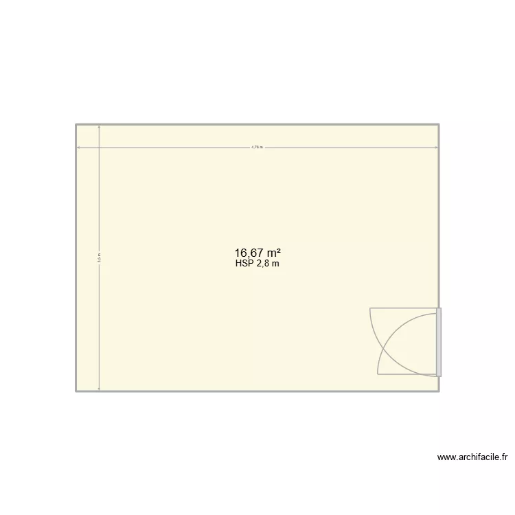 cuisine souheil. Plan de 1  et 17 m²