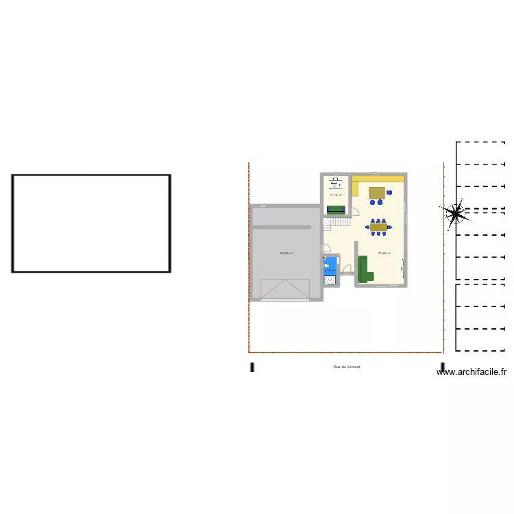 MI 4 180m&sup2;. Plan de 