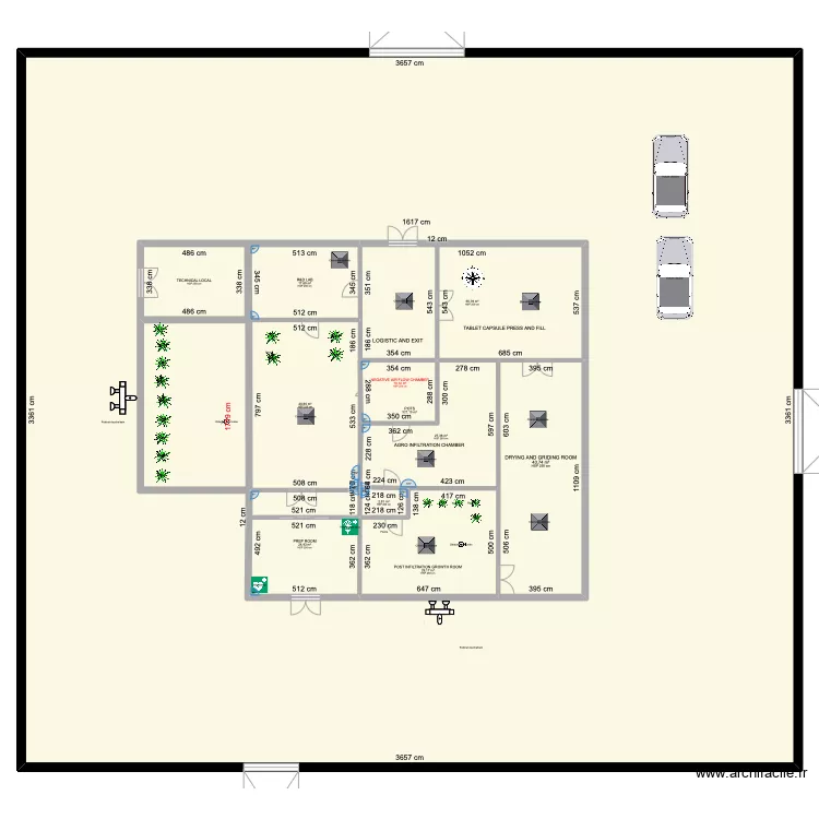 MANUFACTURING PLANT OGM PLANTIBODIES. Plan de 