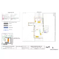 Saint-Fons plan atrium avec mobilier