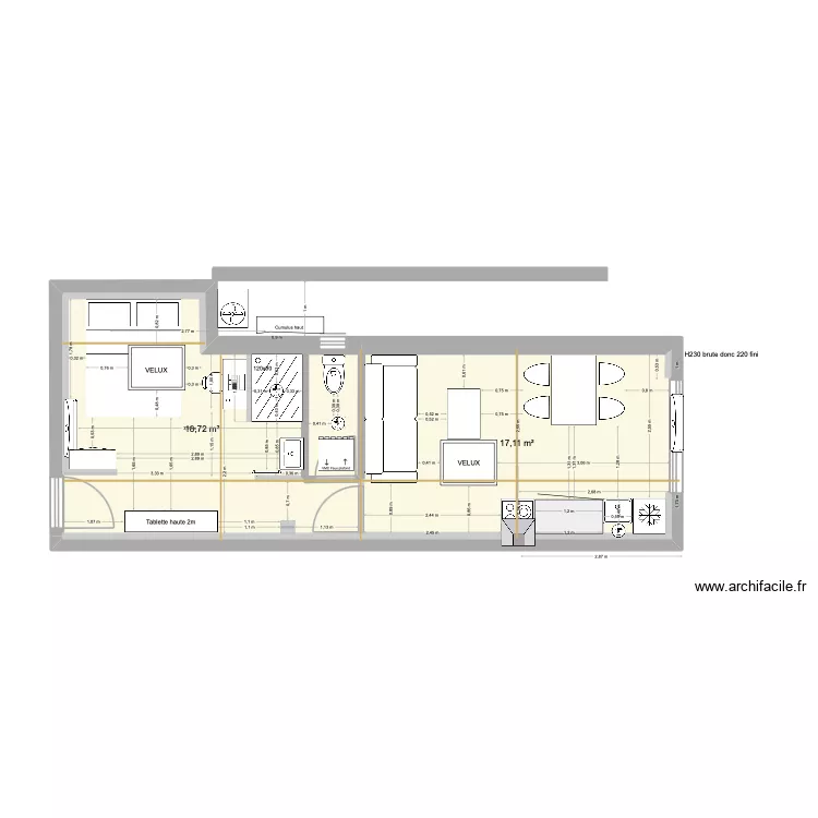 Plan-vide. Plan de 2 et 36 m² Plan-vide. Plan de 2 et 36 m²