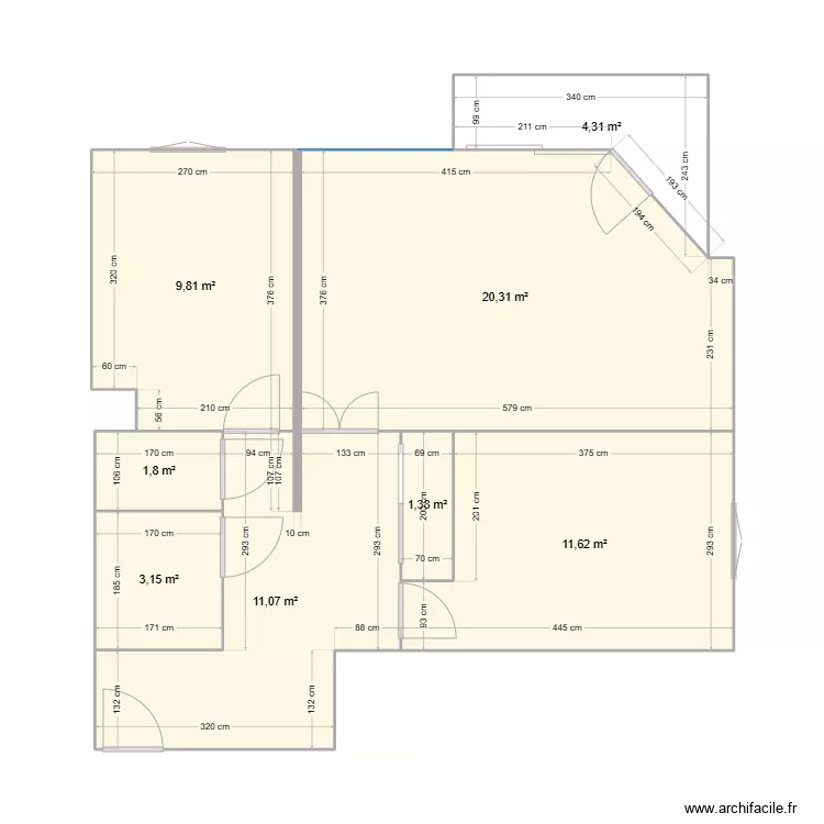 APPART VERSION INITIAL. Plan de APPART VERSION INITIAL. Plan de