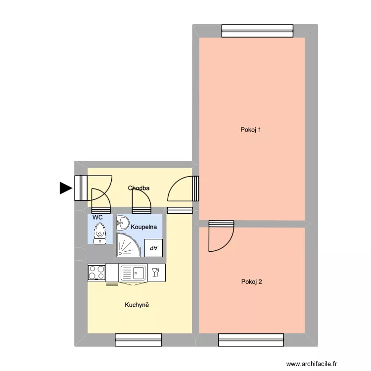 Mariánohorská 2745, byt 9. Plan de 11 et 170 m² Mariánohorská 2745, byt 9. Plan de 11 et 170 m²