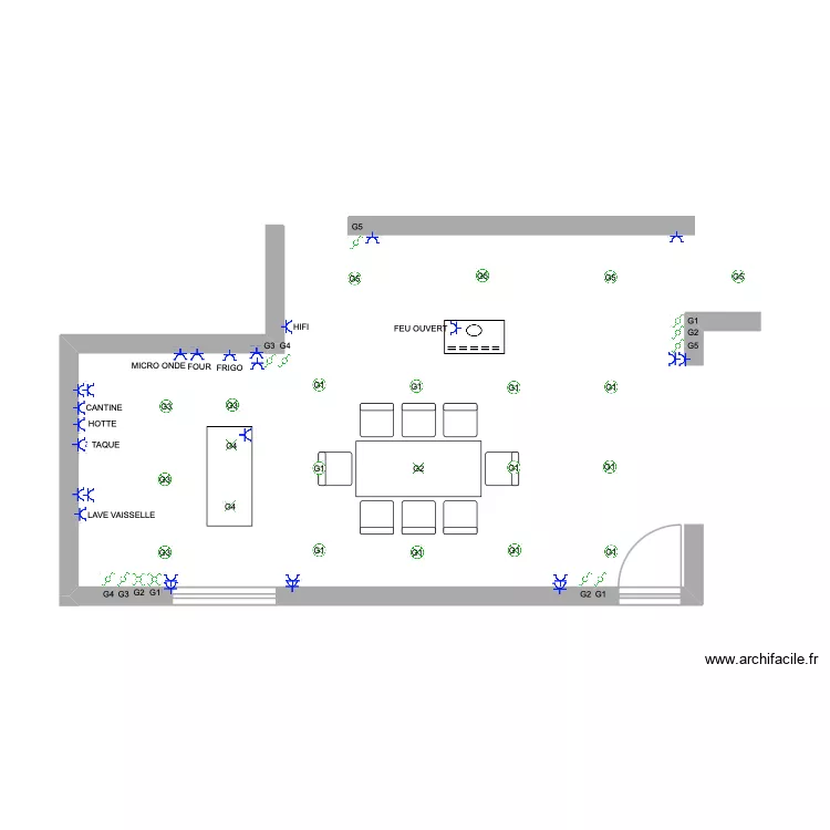 ELECTRICITE PIECE DE VIE. Plan de ELECTRICITE PIECE DE VIE. Plan de