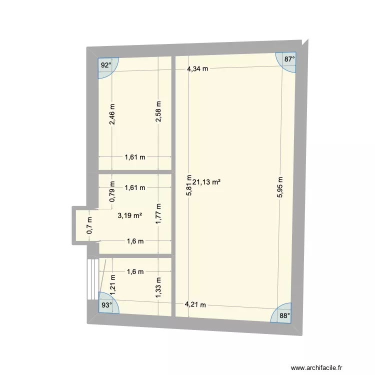 20 BOULEGON APRES. Plan de 2 et 24 m² 20 BOULEGON APRES. Plan de 2 et 24 m²