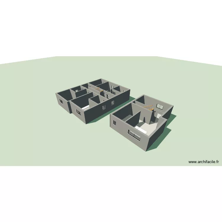 Ersange 1. Plan de 10 et 135 m² Ersange 1. Plan de 10 et 135 m²