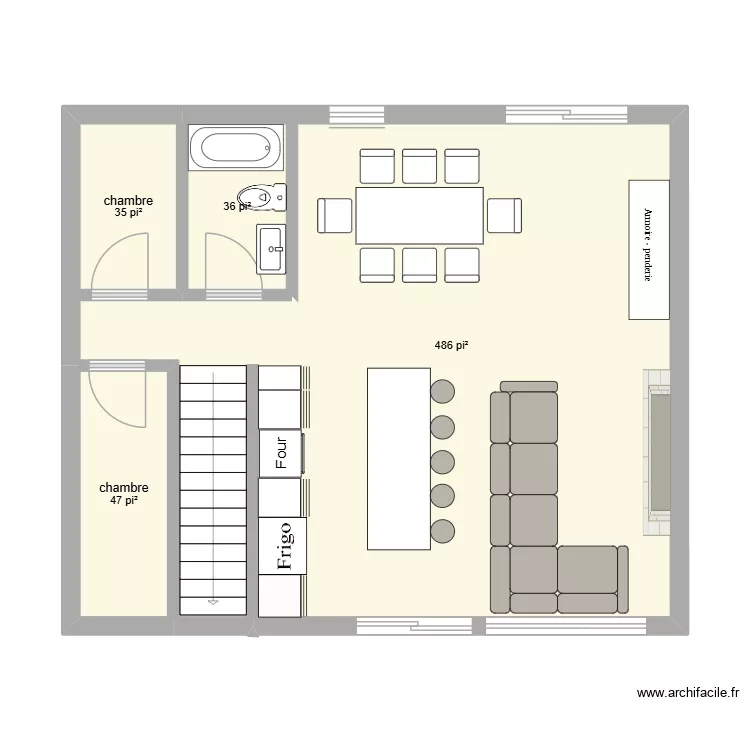 chalet ari 2. Plan de 4 et 56 m² chalet ari 2. Plan de 4 et 56 m²