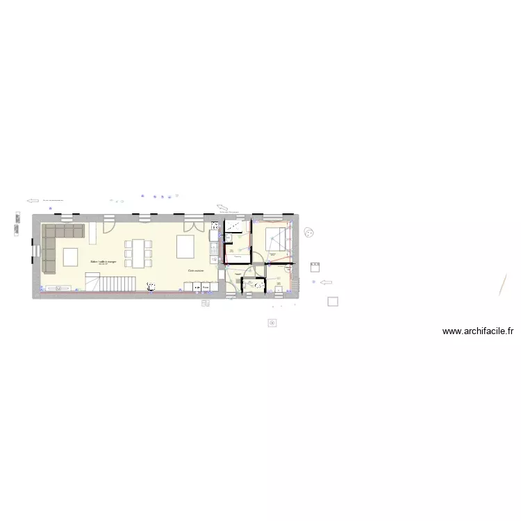Balansun RDC.10. Plan de 8 Pièces et 175 m² Balansun RDC.10. Plan de 8 Pièces et 175 m²