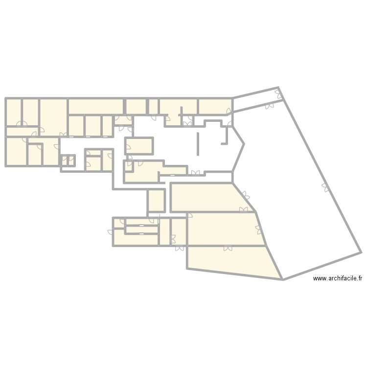 Plan cuisine Tarbes. Plan de 33 pièces et 543 m2