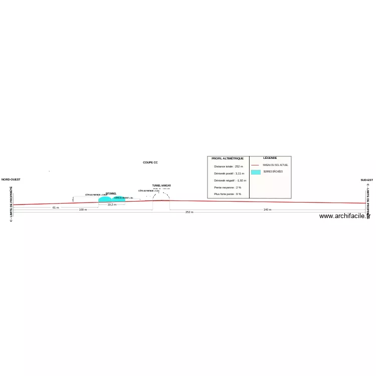 TUNNANG COUPE CC. Plan de 