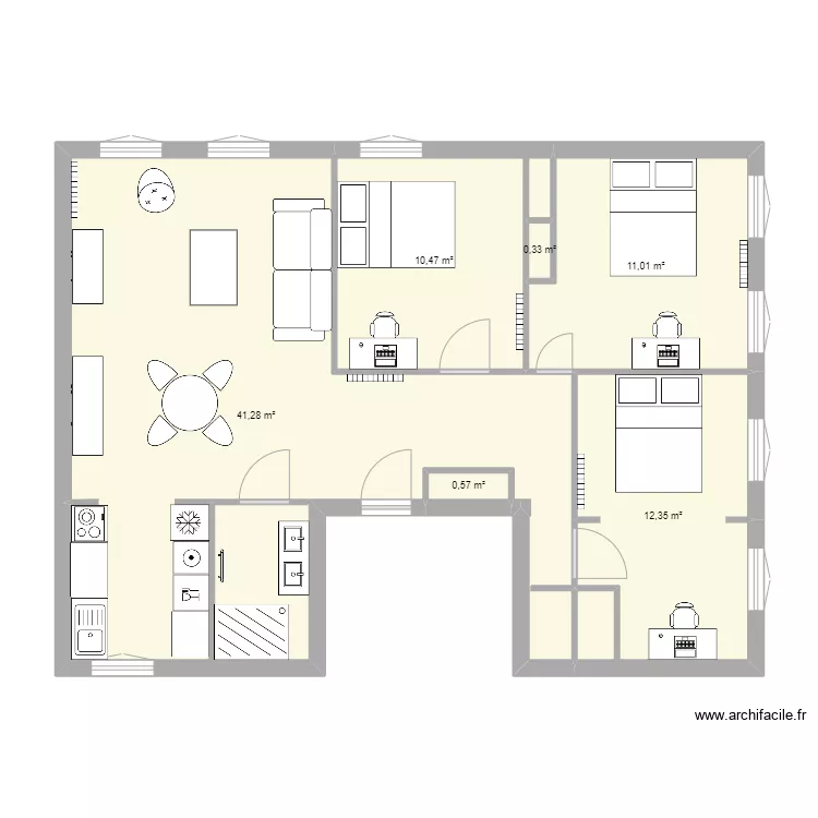 sainte c&eacute;cile 1. Plan de 