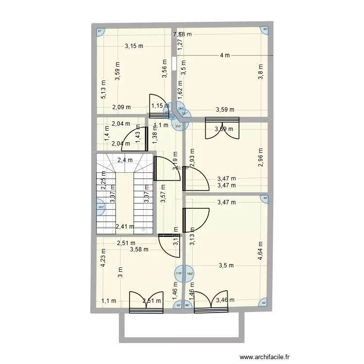 123. Plan de 1 Pièce et 80 m² 123. Plan de 1 Pièce et 80 m²