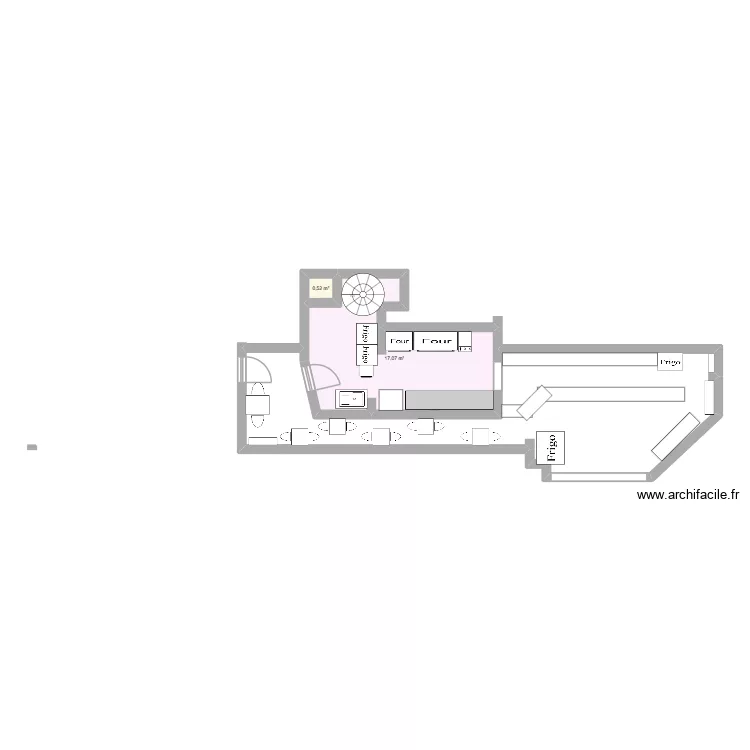 plan de masse magasin Paul. Plan de 2 et 18 m² plan de masse magasin Paul. Plan de 2 et 18 m²