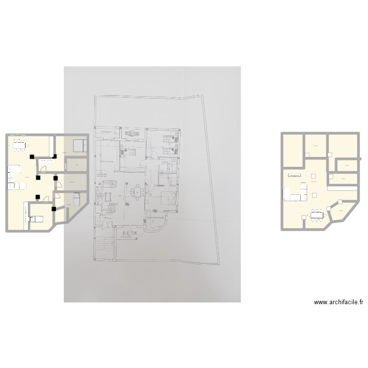 plan tn. Plan de 11 pièces et 267 m2