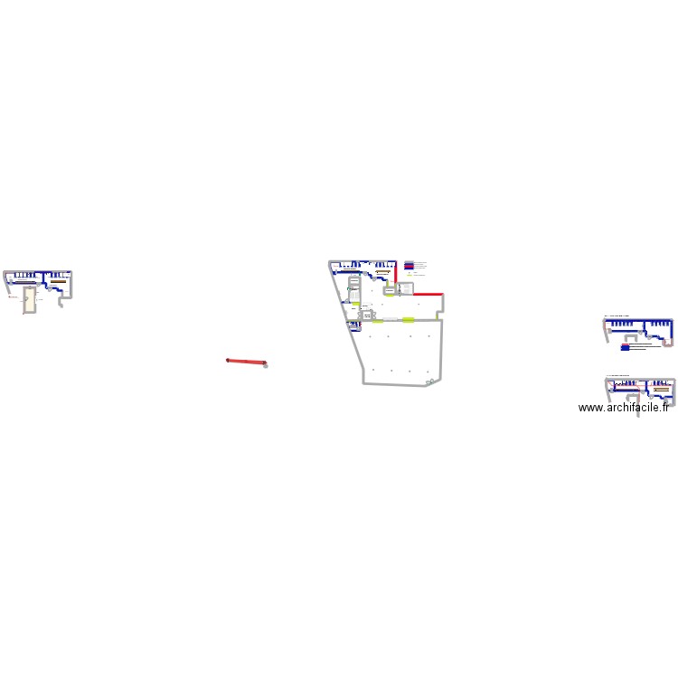 Odyssée Académie. Plan de 16 pièces et 761 m2