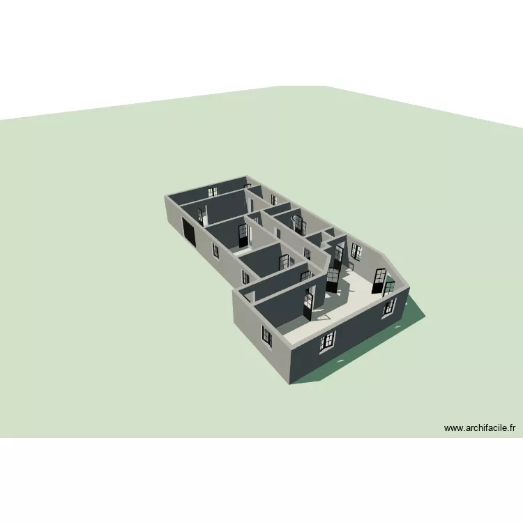 villa. Plan de 12 Pièces et 145 m² villa. Plan de 12 Pièces et 145 m²
