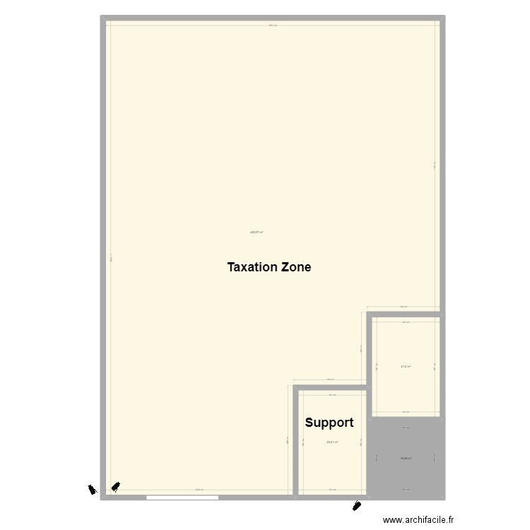 Herentals. Plan de 4 pièces et 479 m2