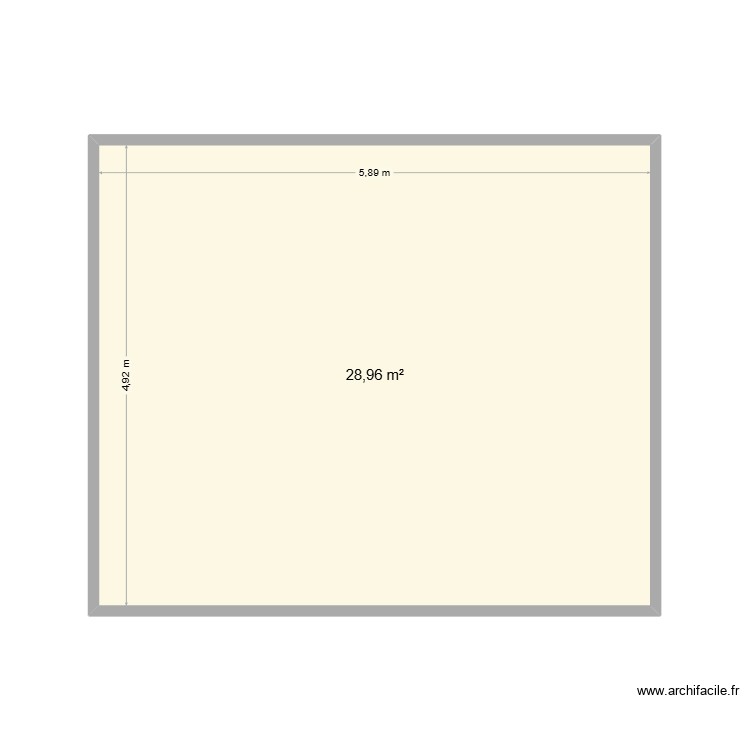 BVF am&eacute;nag&eacute;. Plan de 0 pièce et 0 m2