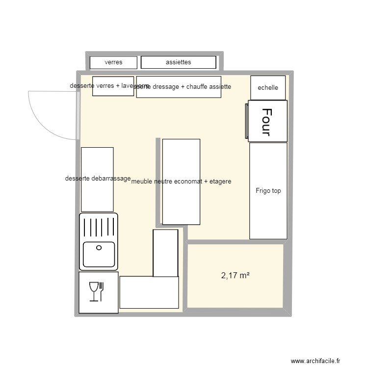 Cuisine2. Plan de 0 pièce et 0 m2