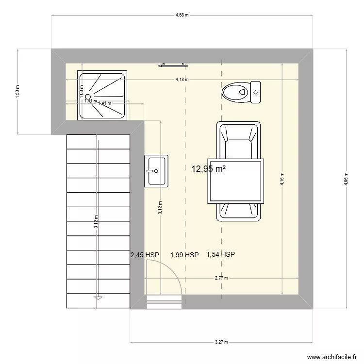 SDB Oléron. Plan de SDB Oléron. Plan de