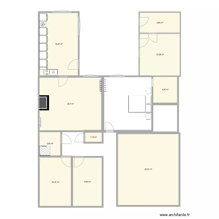 Plan actuel 2023. Plan de 