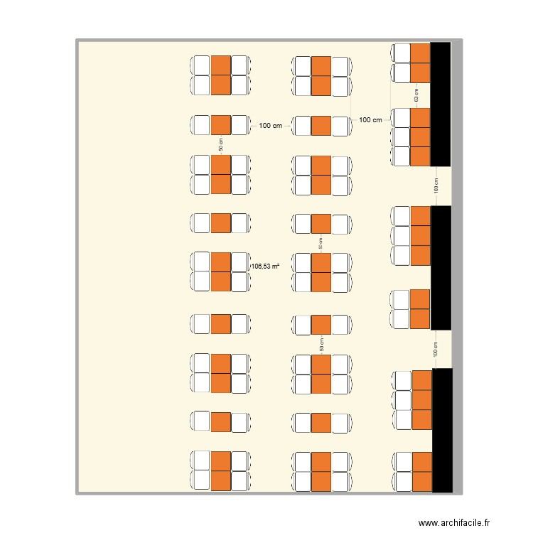unibox. Plan de 0 pièce et 0 m2
