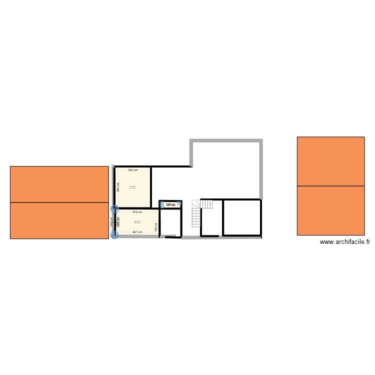 Mon T5 avec mezzanine. Plan de 0 pièce et 0 m2