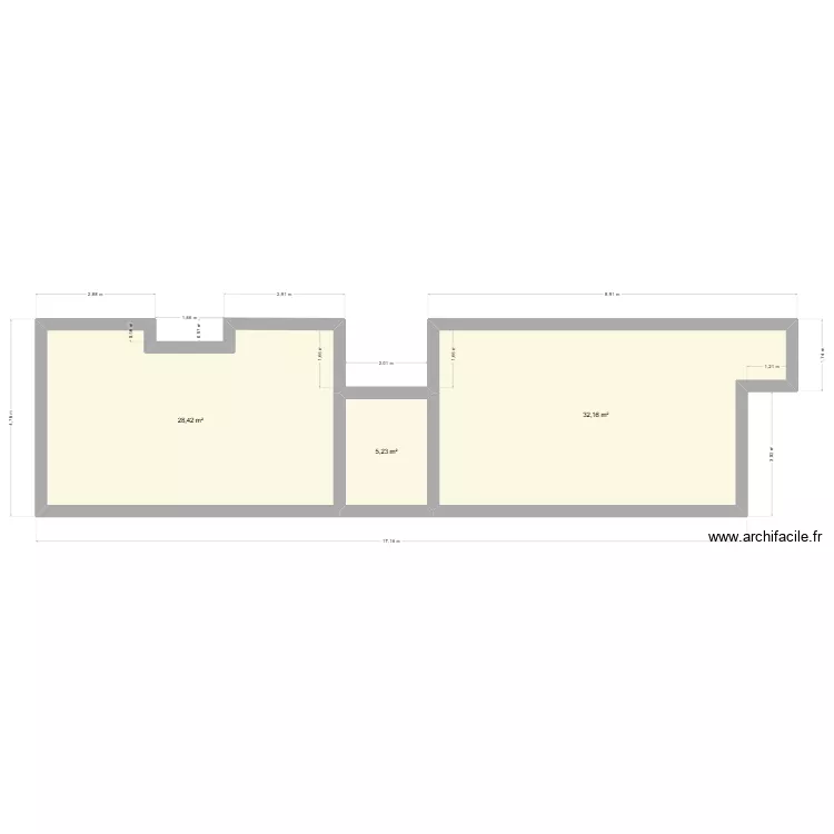 plan parquet. Plan de 3  et 66 m²
