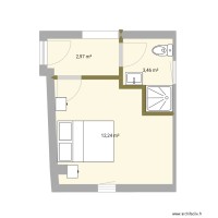 Back bedroom measured dims