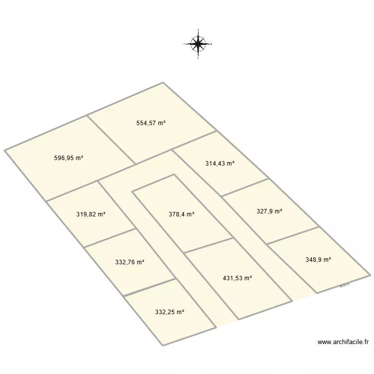 terrain. Plan de 10 et 3939 m² terrain. Plan de 10 et 3939 m²