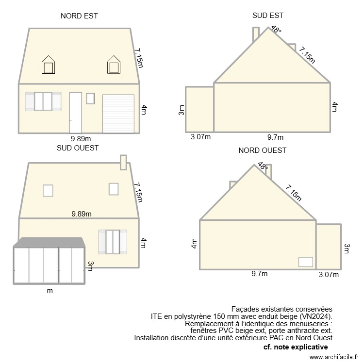 Cirincione Michael. Plan de 16 pièces et 311 m2