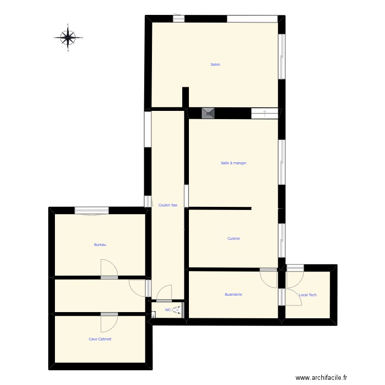 Home (version full). Plan de 10 pièces et 146 m2