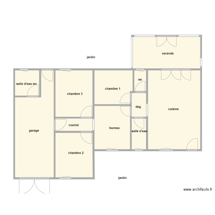 dubois am. Plan de 12 pièces et 93 m2