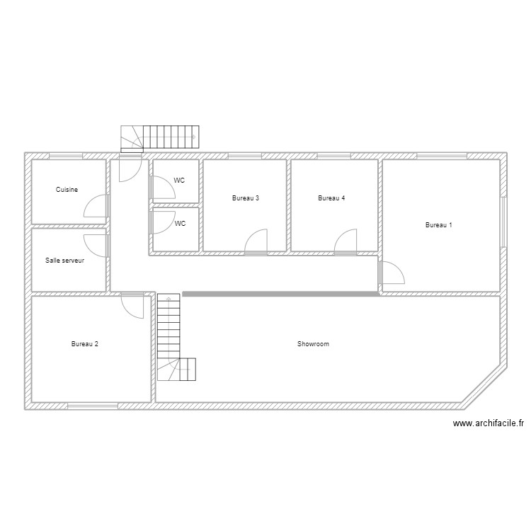 Clover - Etage. Plan de 9 pièces et 139 m2