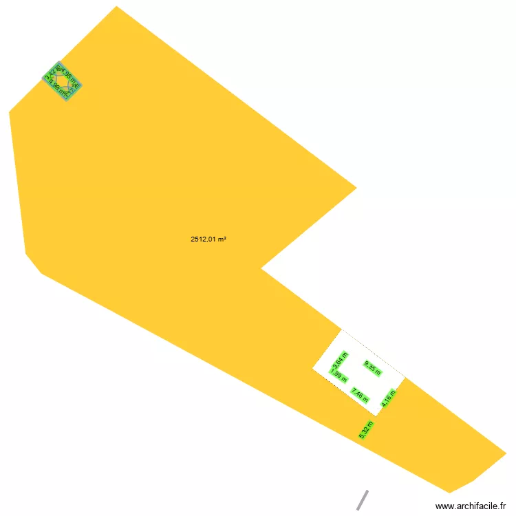 1 PLU CAUCOURT 2026. Plan de 2  et 48 m²