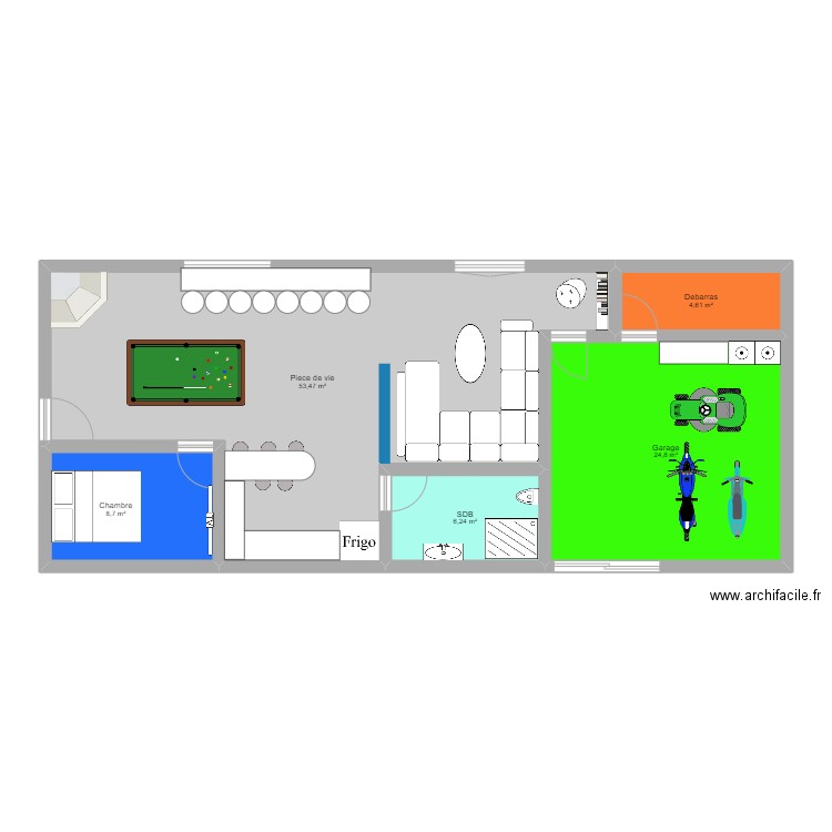 BATIMENT. Plan de 0 pièce et 0 m2