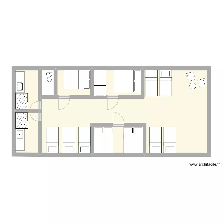 gite. Plan de gite. Plan de