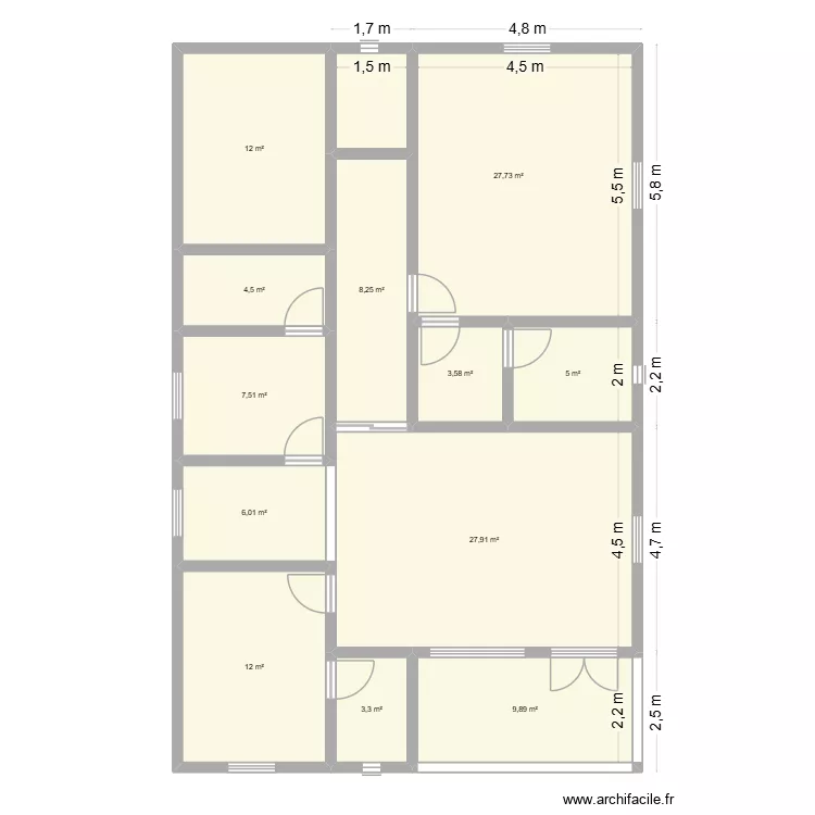 MON PLAN. Plan de 12 et 128 m² MON PLAN. Plan de 12 et 128 m²