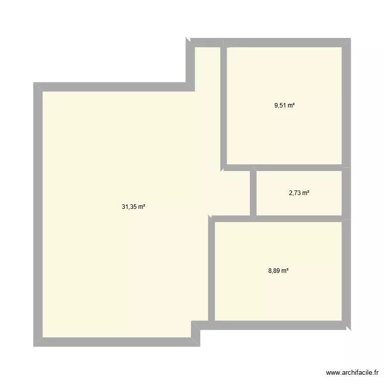 GRENOBLE V3 A1. Plan de 4 et 52 m² GRENOBLE V3 A1. Plan de 4 et 52 m²