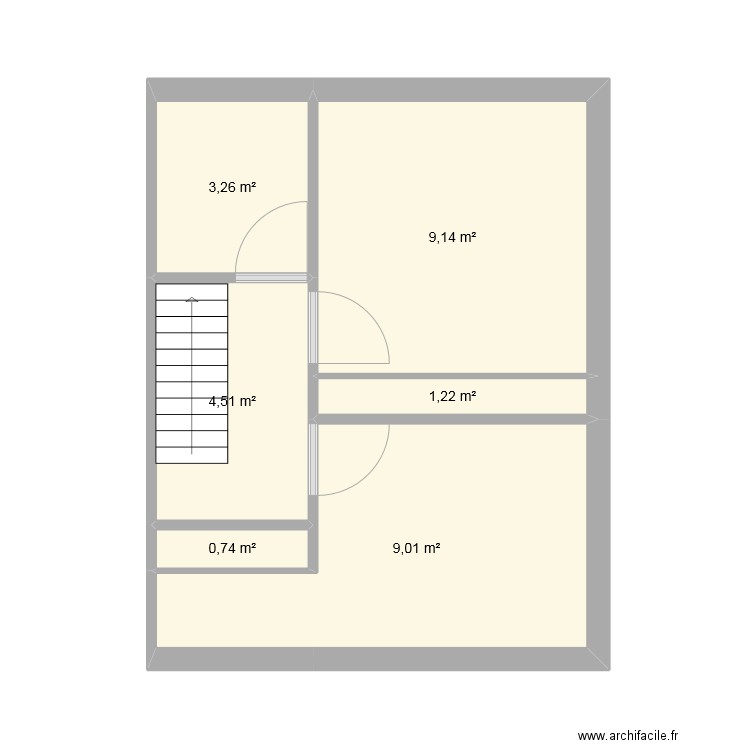 9 Foch étage. Plan de 0 pièce et 0 m2